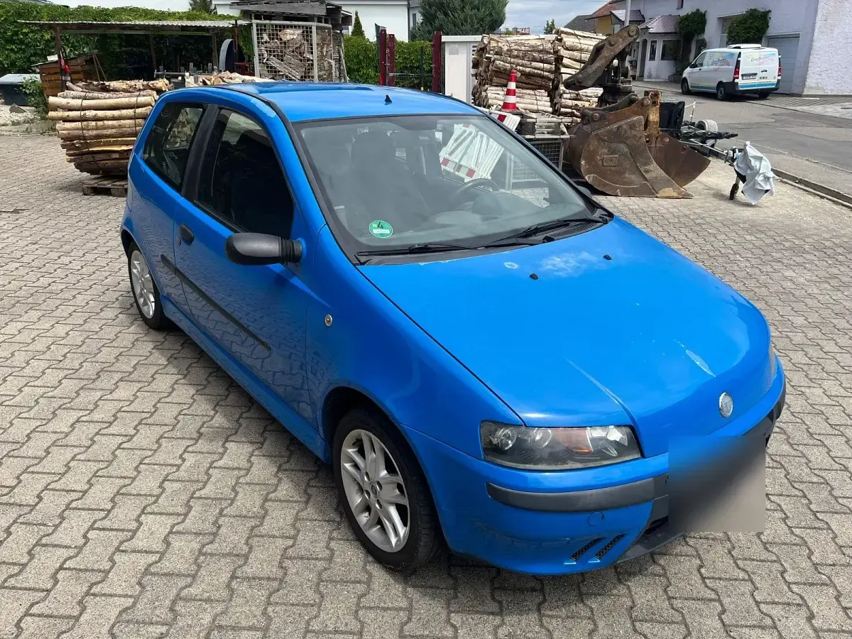 Gebraucht Fiat Punto 80 PS (58 kW) 2002 Blau Kleinwagen