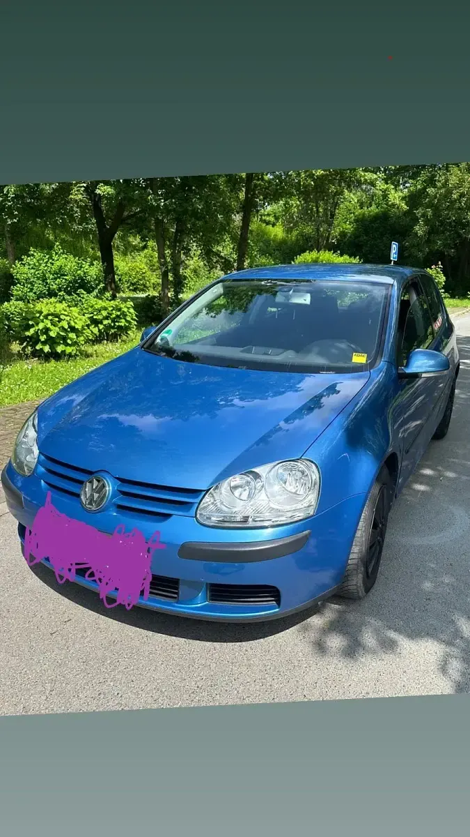 Gebraucht VW Golf V 103 PS (75 kW) 2003 Blau Kleinwagen