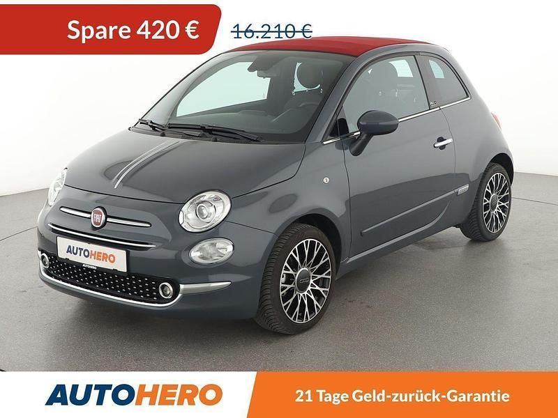 Grau Gebraucht 2021 Fiat 500C Star Cabrio | 15.360 € (Fairer Preis) - Bild 1/3