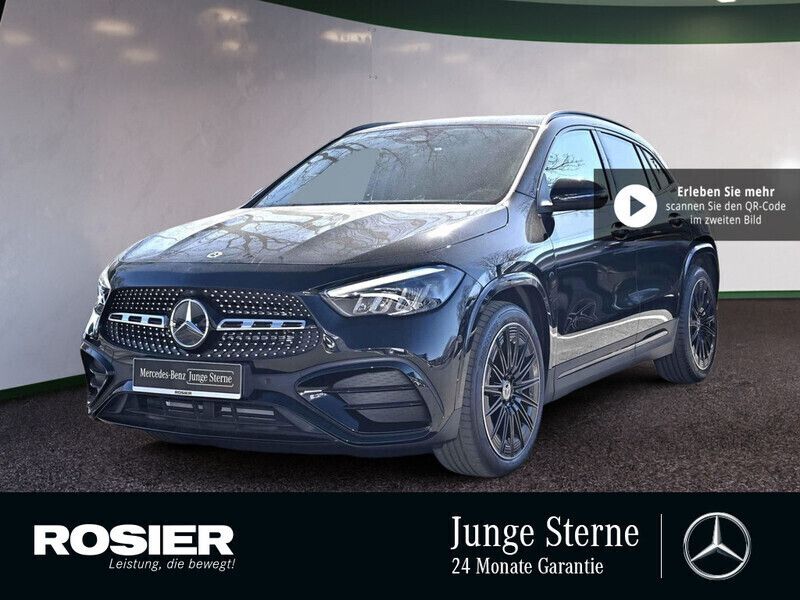 Schwarz / kosmosschwarz (metallic) Gebraucht 2024 Mercedes GLA220 AMG SUV | 47.380 € (Fairer Preis) - Bild 1/4