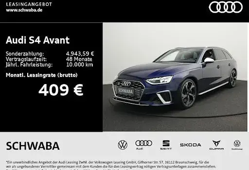 Gebraucht Audi S4 Sport 341 PS (250 kW) 2024 Navarrablau metallic Kombi