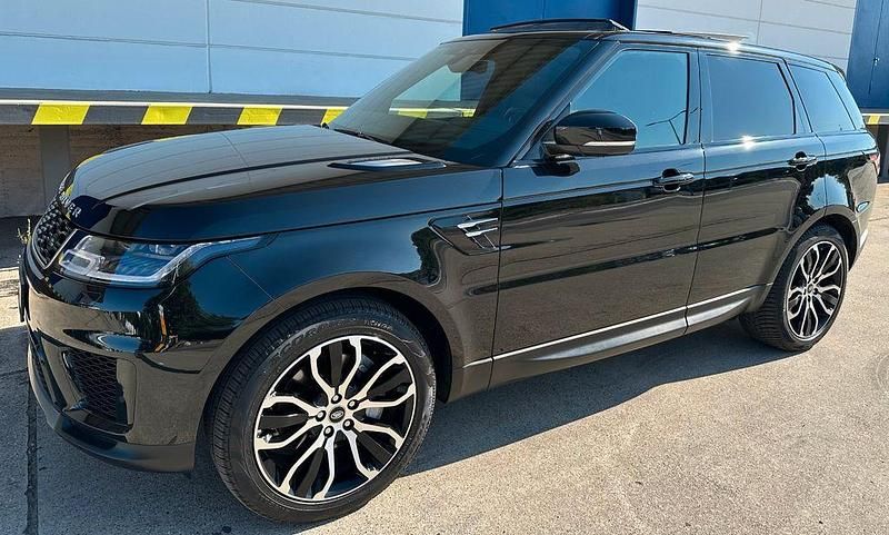 Santorini black Gebraucht 2022 Land Rover Range Rover Sport SE SUV | 53.400 € (Superpreis) - Bild 1/4