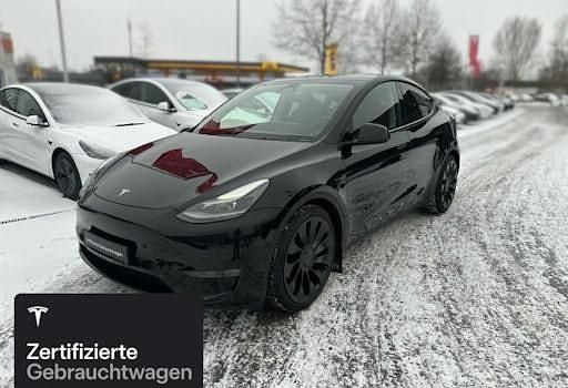 Schwarz Gebraucht 2023 Tesla Model Y Performance SUV | 41.000 € (Etwas zu teuer) - Bild 1/4