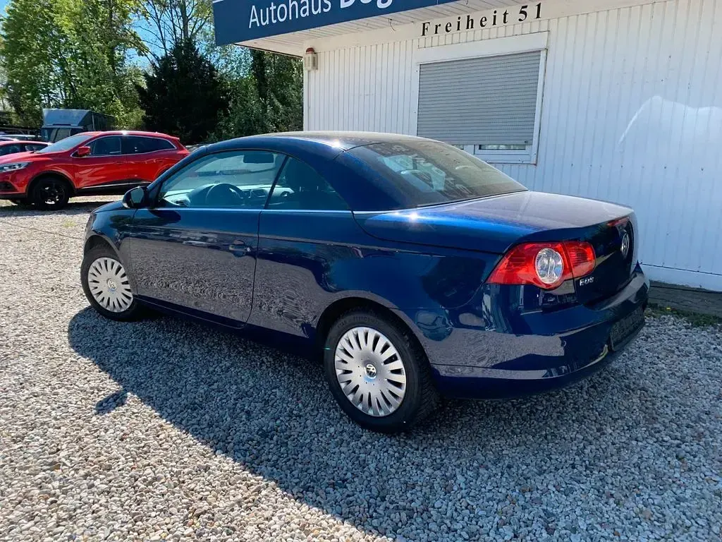 Brugt VW Eos 116 HK (85 kW) 2007 Blå Cabriolet