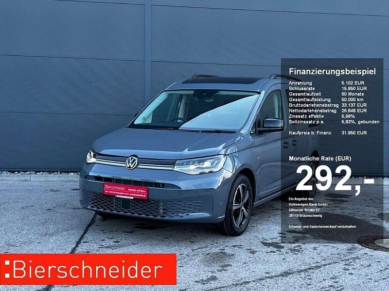Gebraucht VW Caddy Dark Label 122 PS (89 kW) 2023 Grau Van / Kleinbus