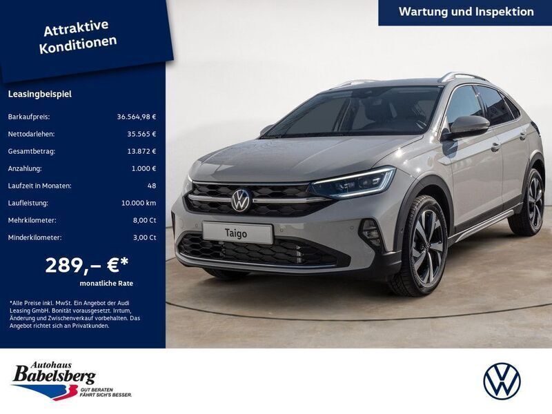 Grau Neu 2025 VW Taigo Style SUV | 32.907 € (Teuer) - Bild 1/4
