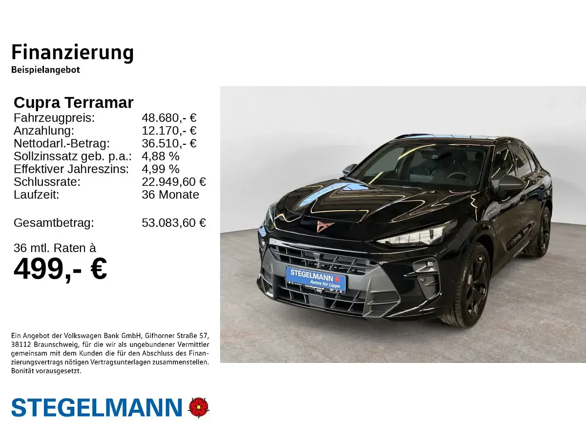 Neu Cupra Terramar 204 PS (150 kW) 2026 Schwarz SUV