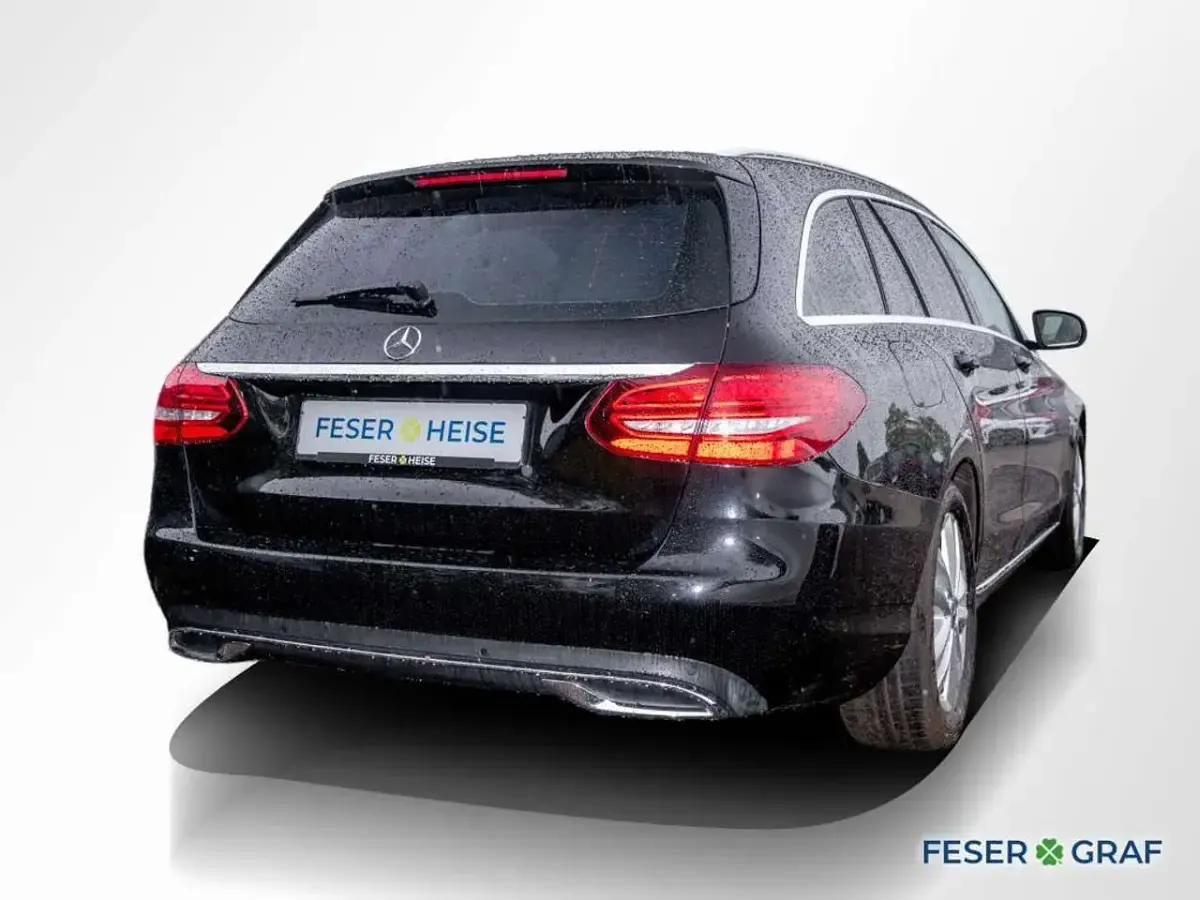 Gebraucht Mercedes C200 Avantgarde 184 PS (135 kW) 2018 Obsidianschwarz Kombi
