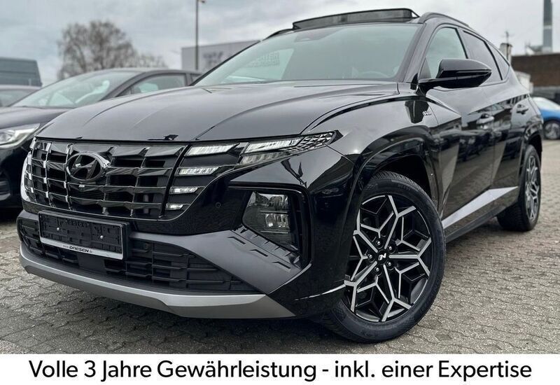 Schwarz Gebraucht 2022 Hyundai Tucson N Line SUV | 24.598 € (Fairer Preis) - Bild 1/4