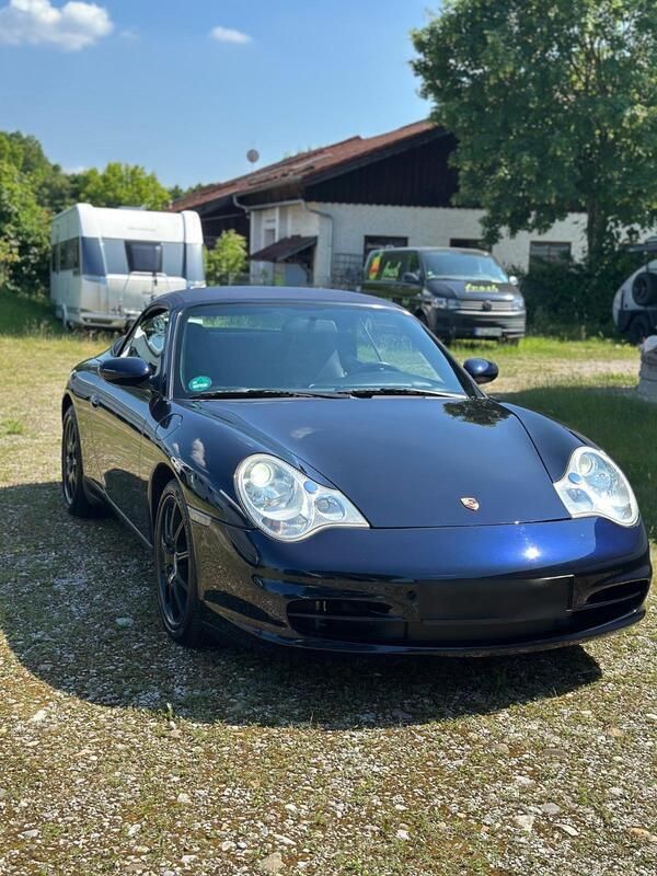 Blau Gebraucht 2003 Porsche 911 Carrera Cabriolet Cabrio | 33.000 € (Guter Preis) - Bild 1/4