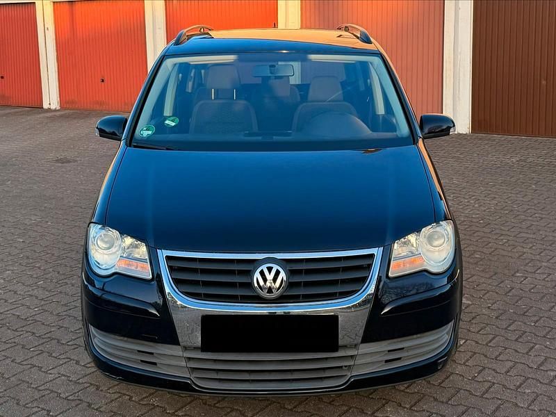 Gebraucht VW Touran 109 PS (80 kW) 2007 Schwarz Van / Kleinbus