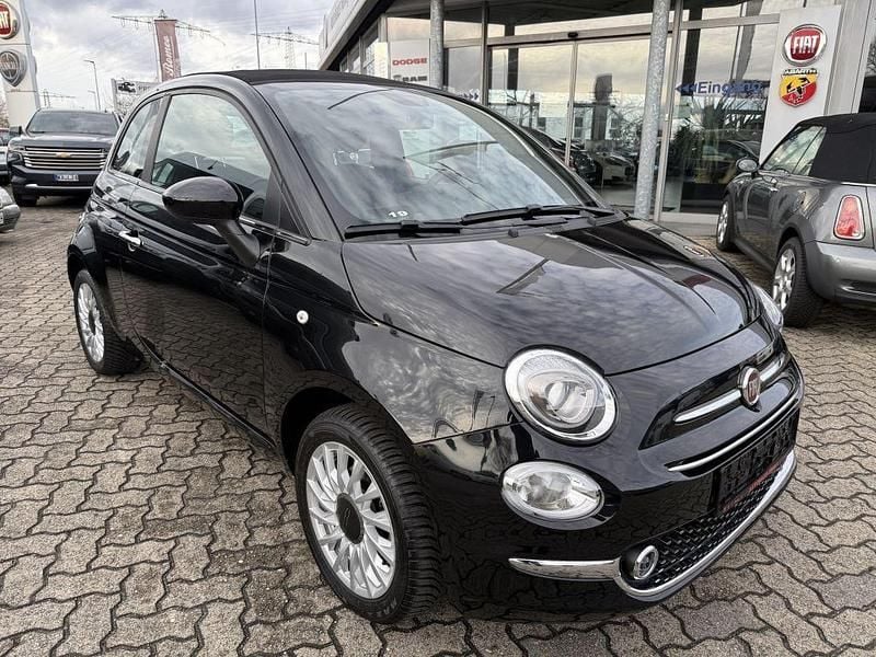 Gebraucht Fiat 500C 69 PS (50 kW) 2024 Vesuvio schwarz metallic (metallic) Cabrio