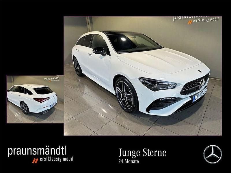 Unilack polarweiß Gebraucht 2025 Mercedes CLA180 Shooting Brake AMG Kombi | 36.900 € - Bild 1/4