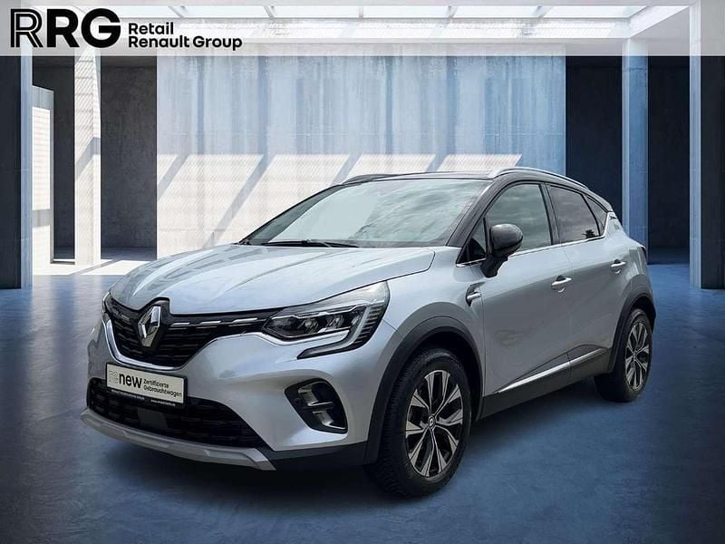 Zweifarbig: highlandgrau und Gebraucht 2023 Renault Captur Techno SUV | 23.390 € (Fairer Preis) - Bild 1/4