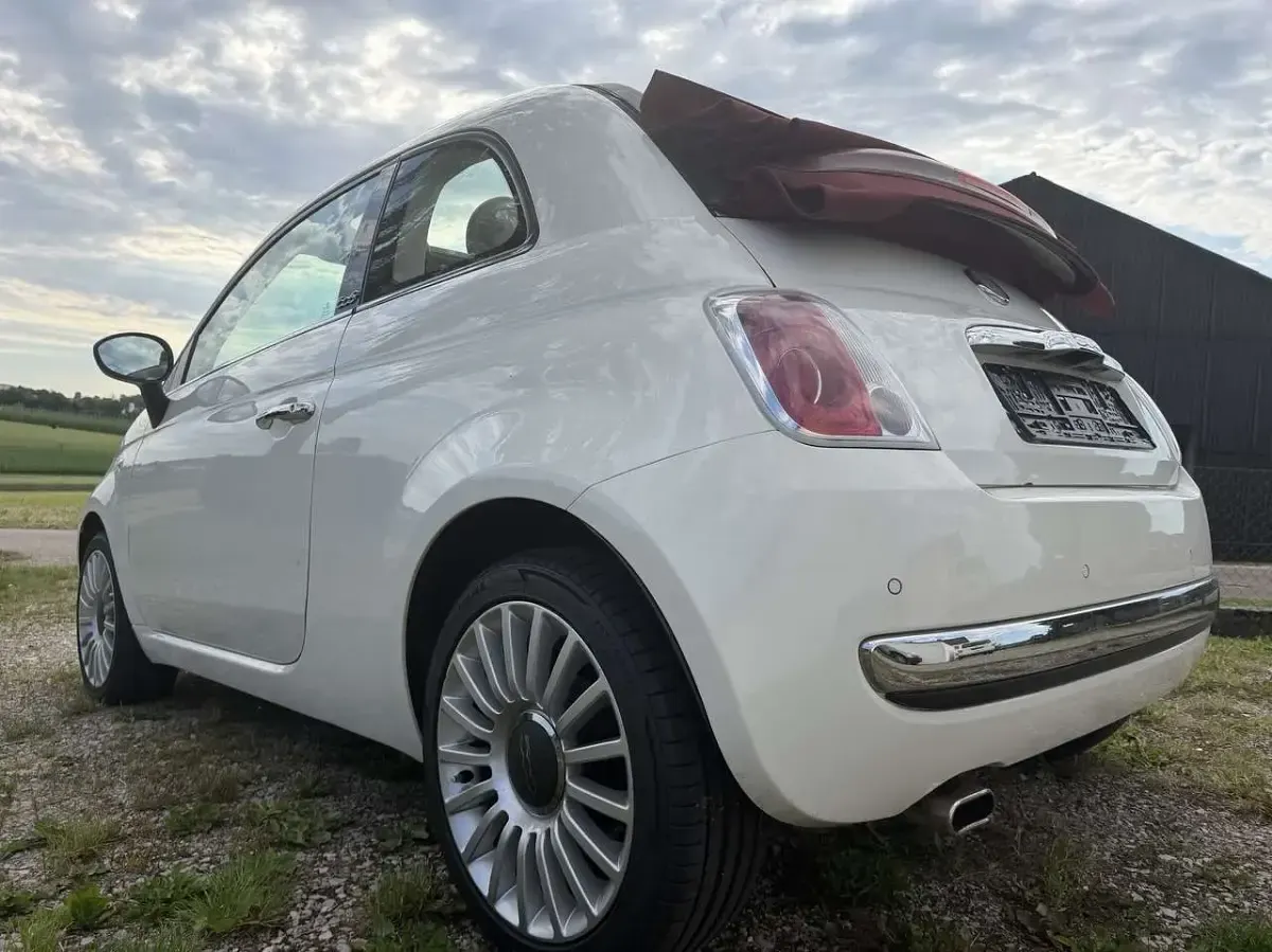 Gebraucht Fiat 500C Lounge 95 PS (69 kW) 2012 Weiß Cabrio