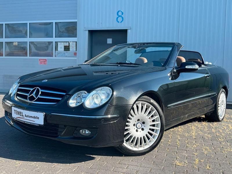 Schwarz Gebraucht 2008 Mercedes CLK200 Avantgarde Cabrio | 12.490 € (Etwas zu teuer) - Bild 1/4