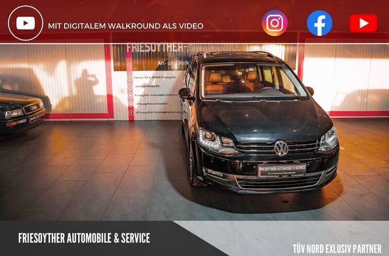 Schwarz Gebraucht 2011 VW Sharan Highline Van / Kleinbus | 9.990 € (Guter Preis) - Bild 1/4