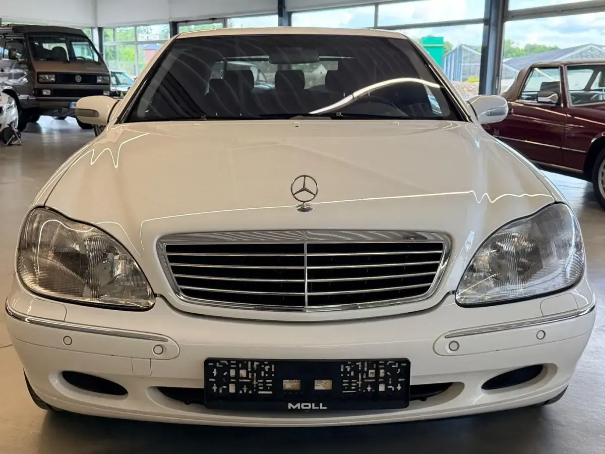 Gebraucht Mercedes S500L 306 PS (225 kW) 2002 Weiß Limousine
