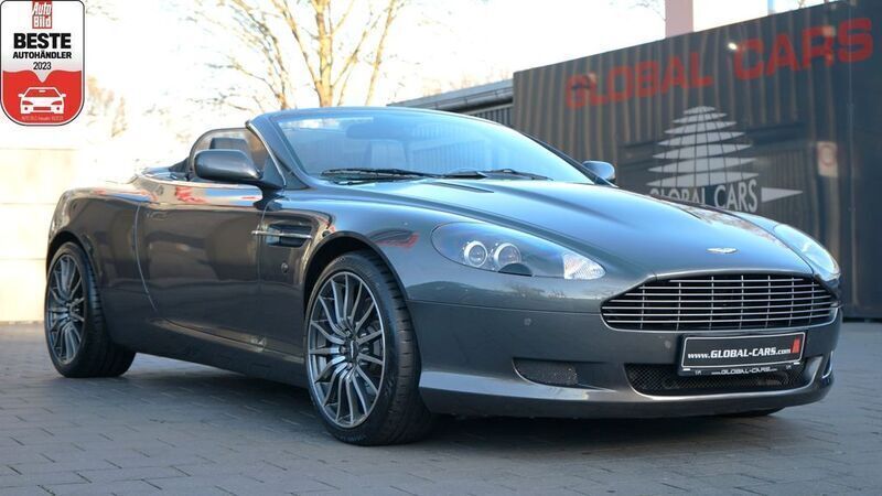 Quantumgrey metallic (metallic) Gebraucht 2009 Aston Martin DB9 Cabrio | 53.885 € - Bild 1/4