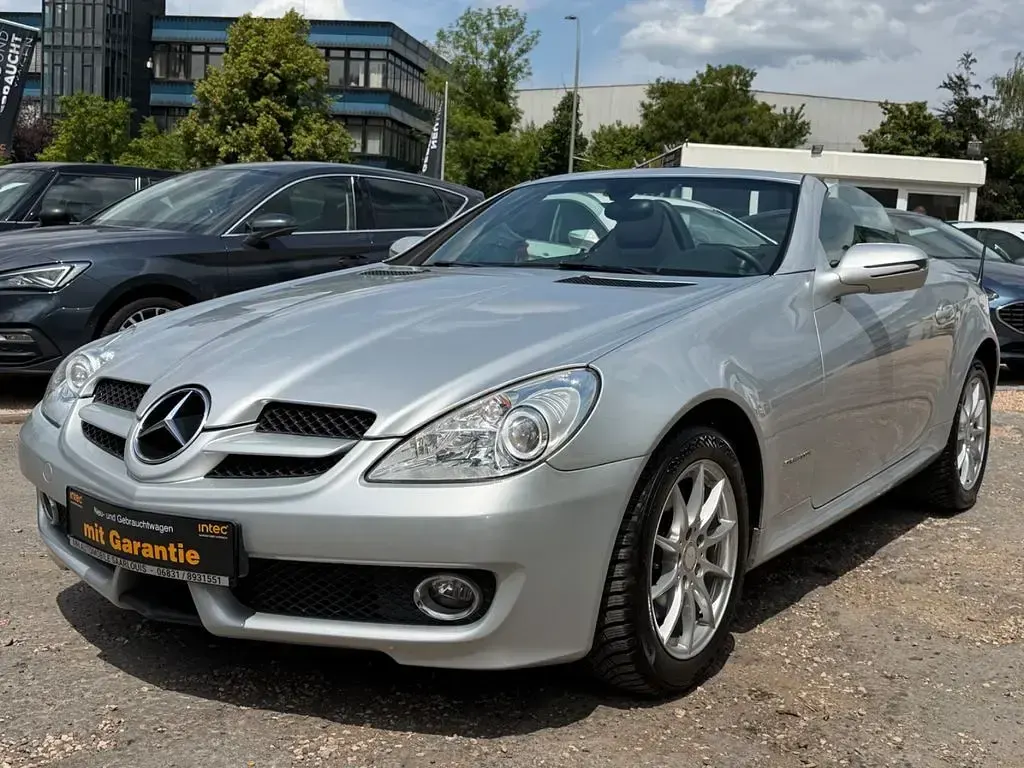 Gebraucht Mercedes SLK200 184 PS (135 kW) 2008 Silber Cabrio