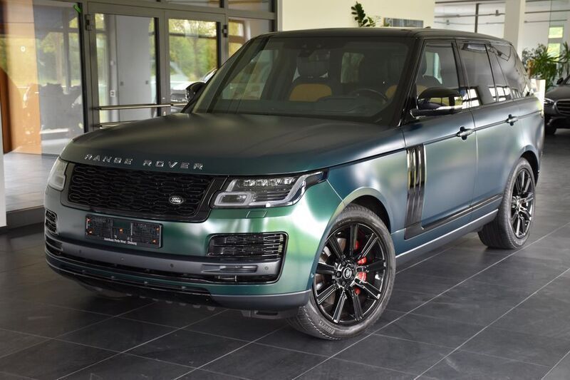 Grün Gebraucht 2021 Land Rover Range Rover SVAutobiography Dynamic Black SUV | 99.980 € - Bild 1/4