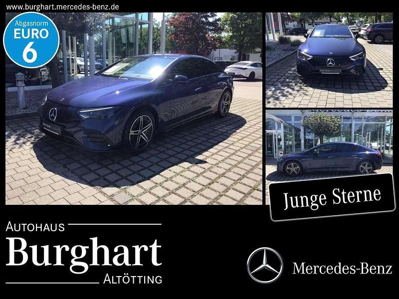 Lack sodalithblau Gebraucht 2023 Mercedes EQE350 AMG line Limousine | 49.900 € (Fairer Preis) - Bild 1/4