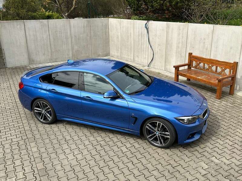 Blau Gebraucht 2018 BMW 430 Gran Coupé M Sport Coupé | 25.700 € (Fairer Preis) - Bild 1/4