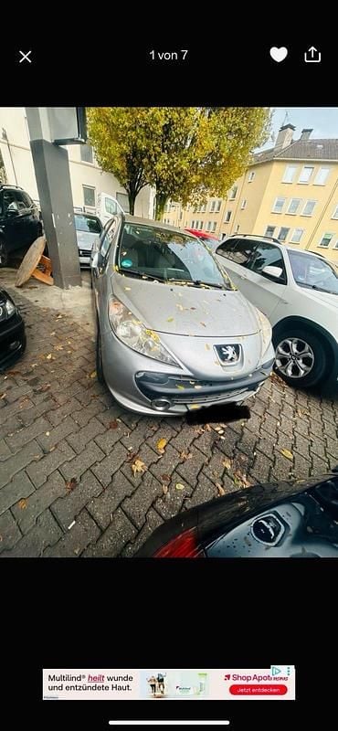 Silber Gebraucht 2008 Peugeot 207 Kleinwagen | 1.650 € (Superpreis) - Bild 1/4