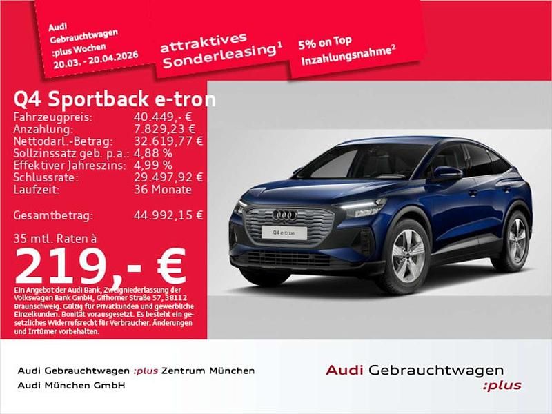 Gebraucht Audi Q4 e-tron 210 kW (286 PS) 2025 Navarrablau metallic SUV
