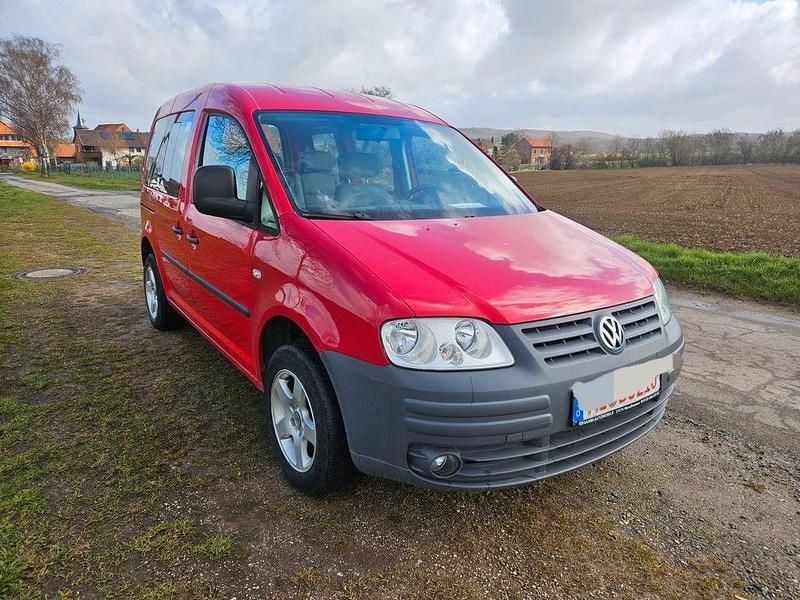 Gebraucht VW Caddy Life 75 PS (55 kW) 2006 Rot Van / Kleinbus