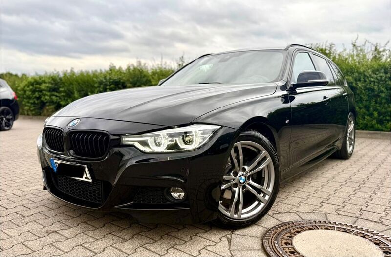 Schwarz Gebraucht 2018 BMW 320 M Sport Kombi | 24.990 € (Teuer) - Bild 1/4