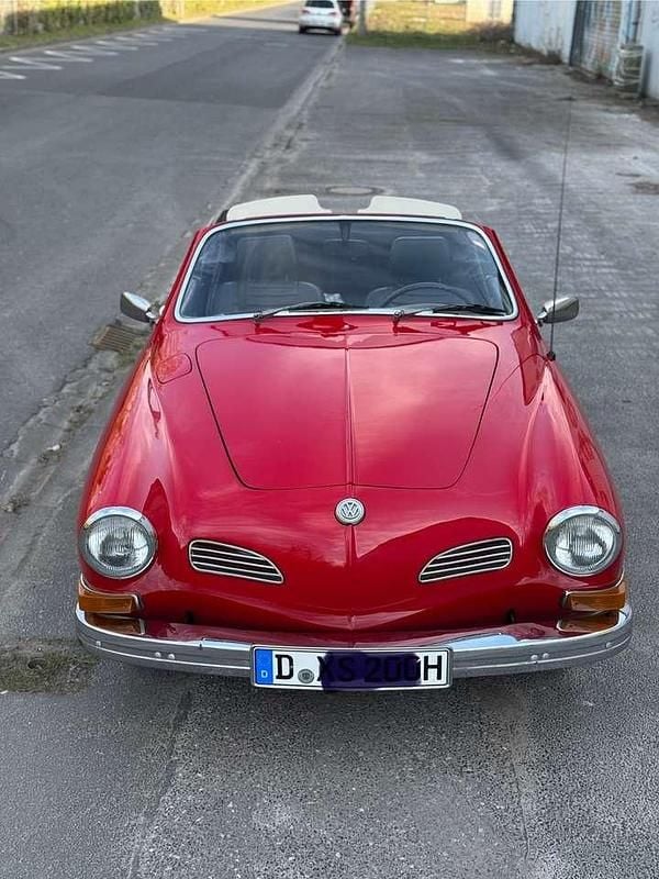 Rot Gebraucht 1972 VW Karmann Ghia Karmann Cabrio | 29.999 € - Bild 1/4