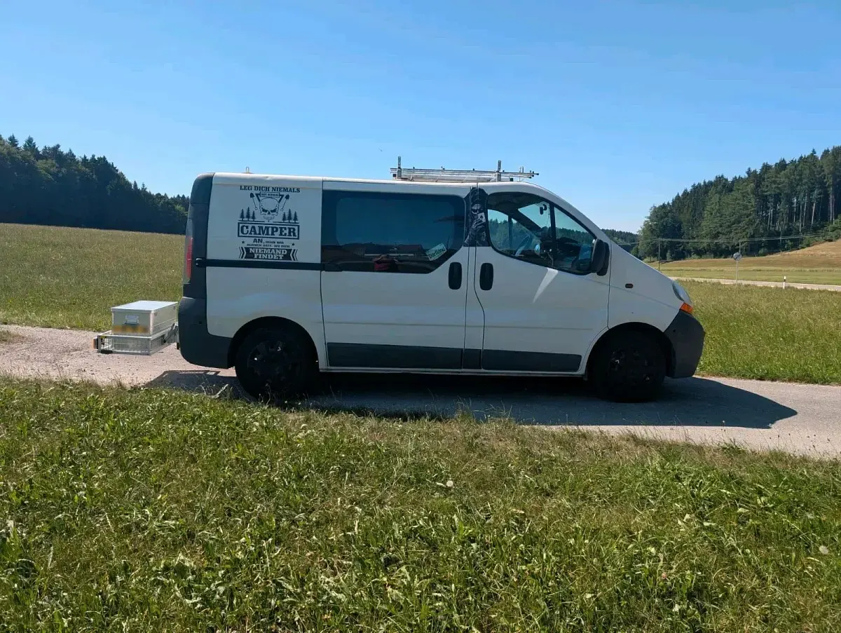 Gebraucht Renault Trafic 82 PS (60 kW) 2005 Weiß Van / Kleinbus