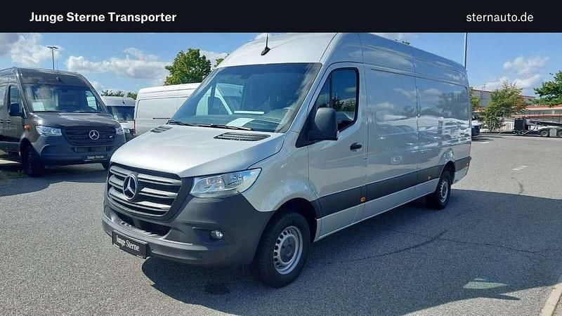 Iridiumsilber metallic Gebraucht 2021 Mercedes Sprinter Van | 27.311 € (Superpreis) - Bild 1/4