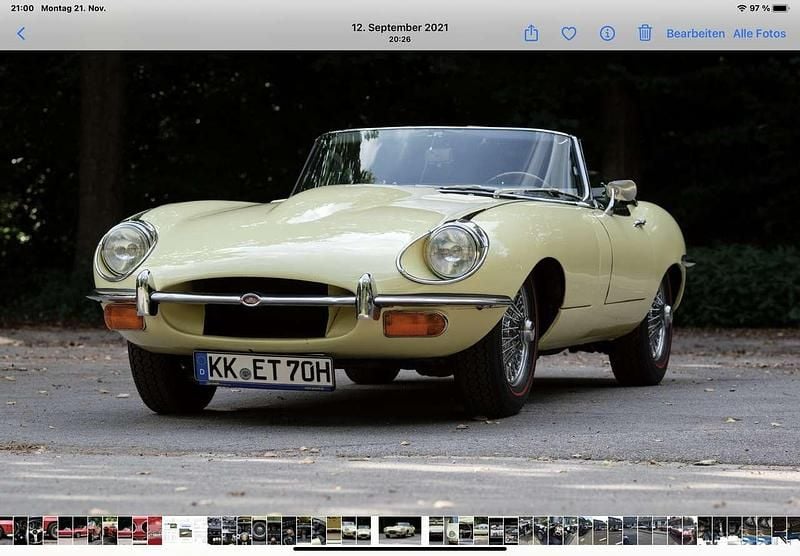 Gebraucht Jaguar E-Type S 171 PS (125 kW) 1971 Gelb Cabrio