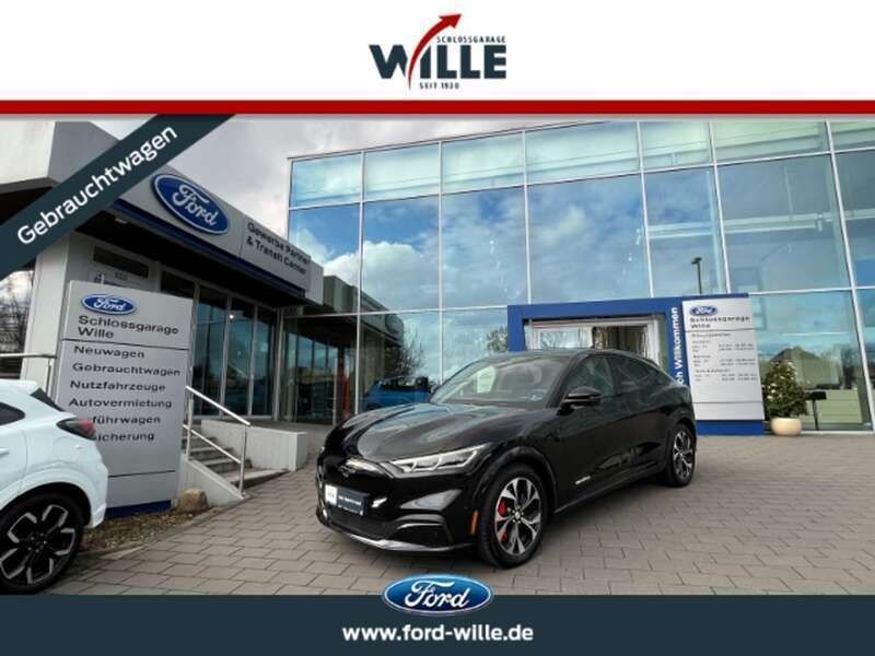 Schwarz Gebraucht 2021 Ford Mustang Mach-E Extended Range SUV | 42.990 € (Fairer Preis) - Bild 1/4