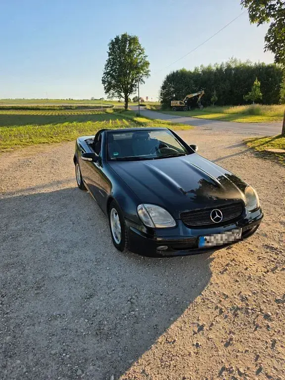 Gebraucht Mercedes SLK200 163 PS (119 kW) 2003 Schwarz Cabrio