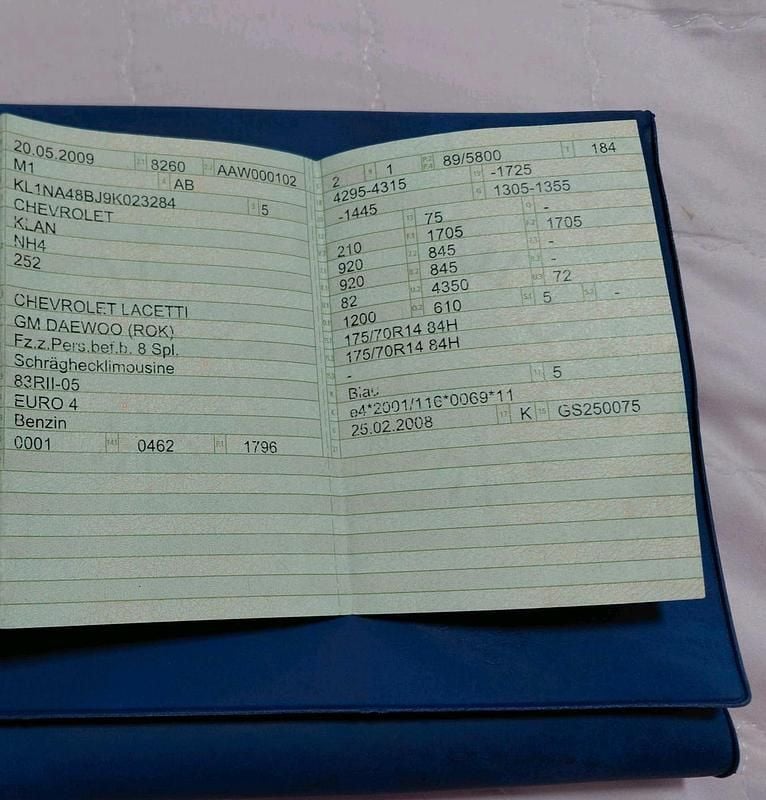 Gebraucht Chevrolet Lacetti 112 PS (82 kW) 2009 Blau Limousine