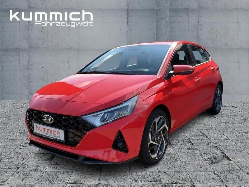 Rot Gebraucht 2021 Hyundai i20 Intro Edition Kleinwagen | 13.990 € (Fairer Preis) - Bild 1/1