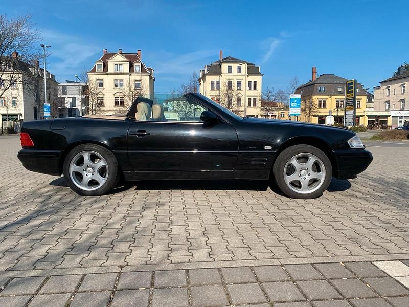 Gebraucht Mercedes SL320 225 PS (165 kW) 2000 Schwarz Cabrio