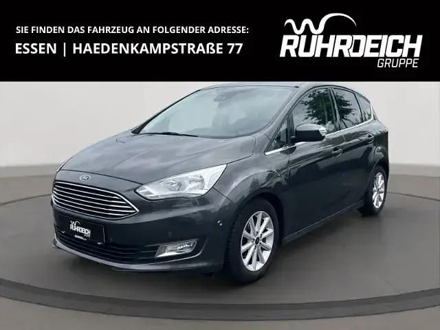Grau Gebraucht 2018 Ford C-MAX Titanium Van / Kleinbus | 11.490 € (Fairer Preis) - Bild 1/4