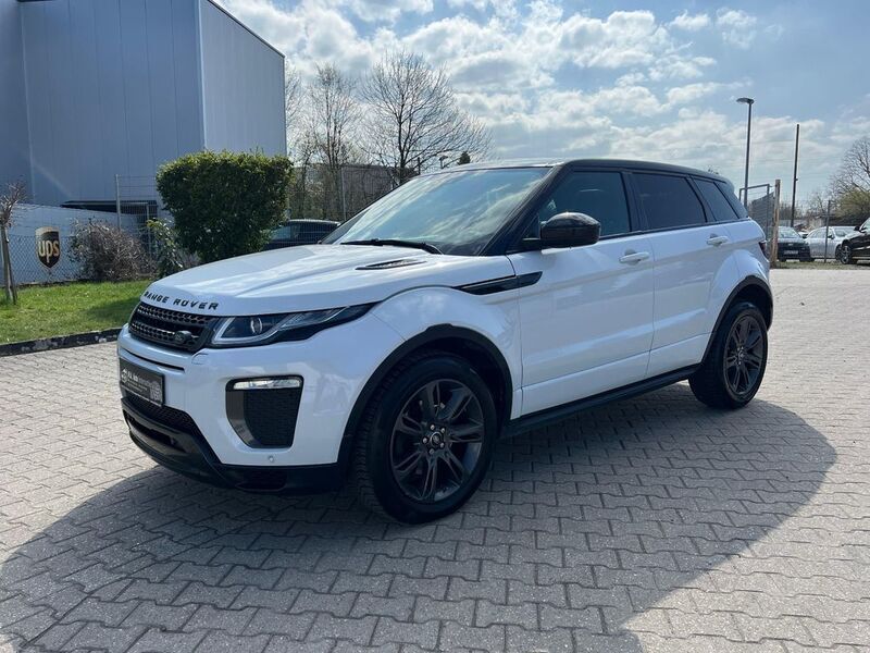 Weiß Gebraucht 2018 Land Rover Range Rover evoque SUV | 19.990 € (Teuer) - Bild 1/4