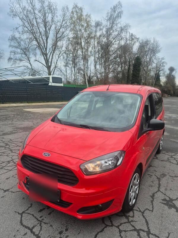 Rot Gebraucht 2018 Ford Tourneo Courier Van / Kleinbus | 5.580 € (Superpreis) - Bild 1/4