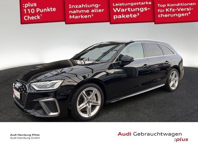 Mythosschwarz metallic Gebraucht 2023 Audi A4 S-Line Kombi | 32.880 € (Guter Preis) - Bild 1/4