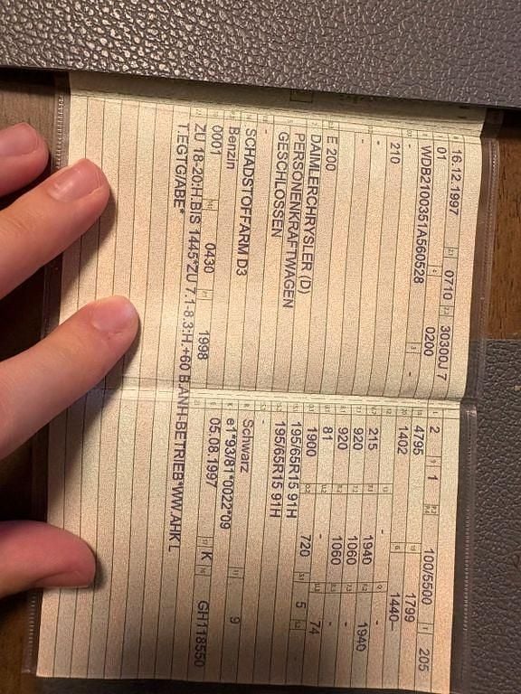 Schwarz Gebraucht 1997 Mercedes E200 Elegance Limousine | 3.200 € (Guter Preis) - Bild 1/4