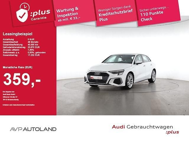 Ibisweiß Gebraucht 2022 Audi A3 Sportback e-tron S-Line Kleinwagen | 22.990 € (Guter Preis) - Bild 1/4