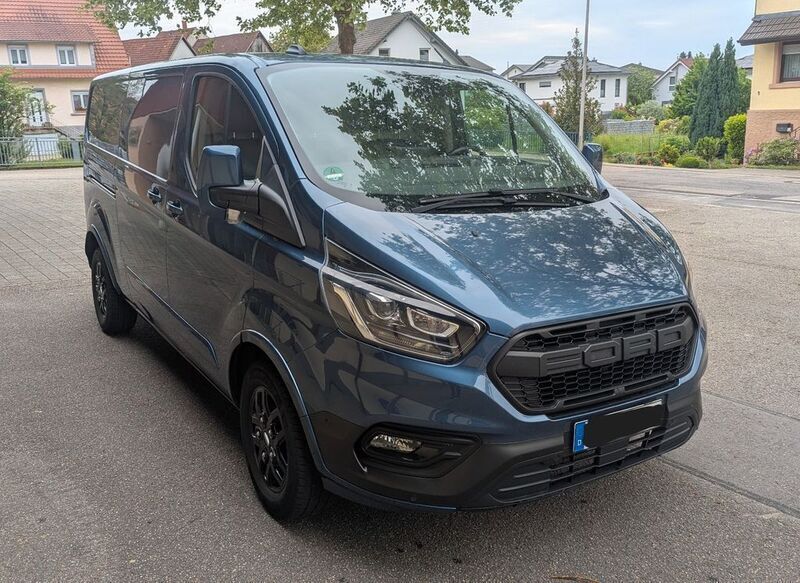 Blau Gebraucht 2021 Ford Transit Custom Van / Kleinbus | 23.900 € (Fairer Preis) - Bild 1/4