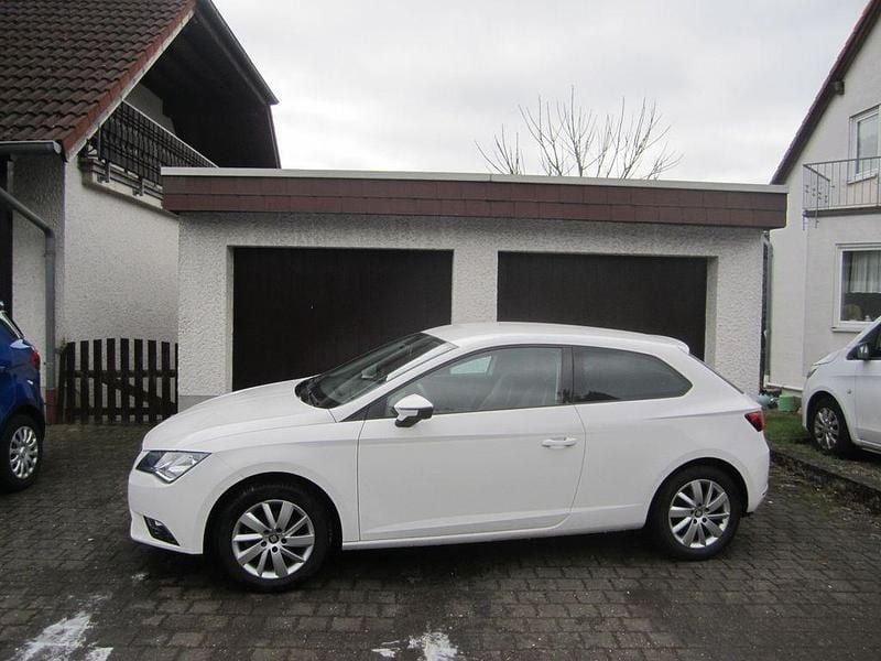 Gebraucht Seat Leon SC Reference 110 PS (80 kW) 2016 Weiß Kleinwagen