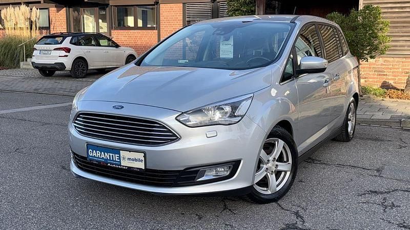 Silber Gebraucht 2018 Ford Grand C-Max Titanium Van / Kleinbus | 9.990 € (Guter Preis) - Bild 1/4