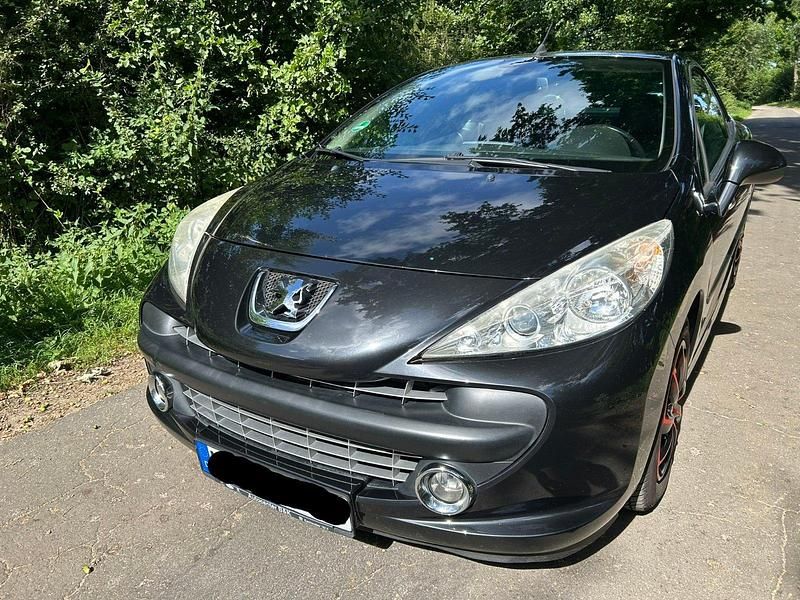 Schwarz Gebraucht 2007 Peugeot 207 CC Cabrio | 1.200 € (Superpreis) - Bild 1/4